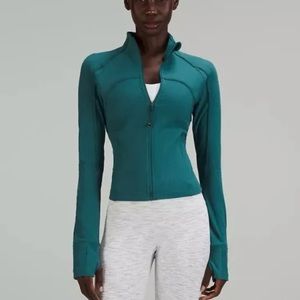 Lululemon cropped define ribbed NuLu jacket